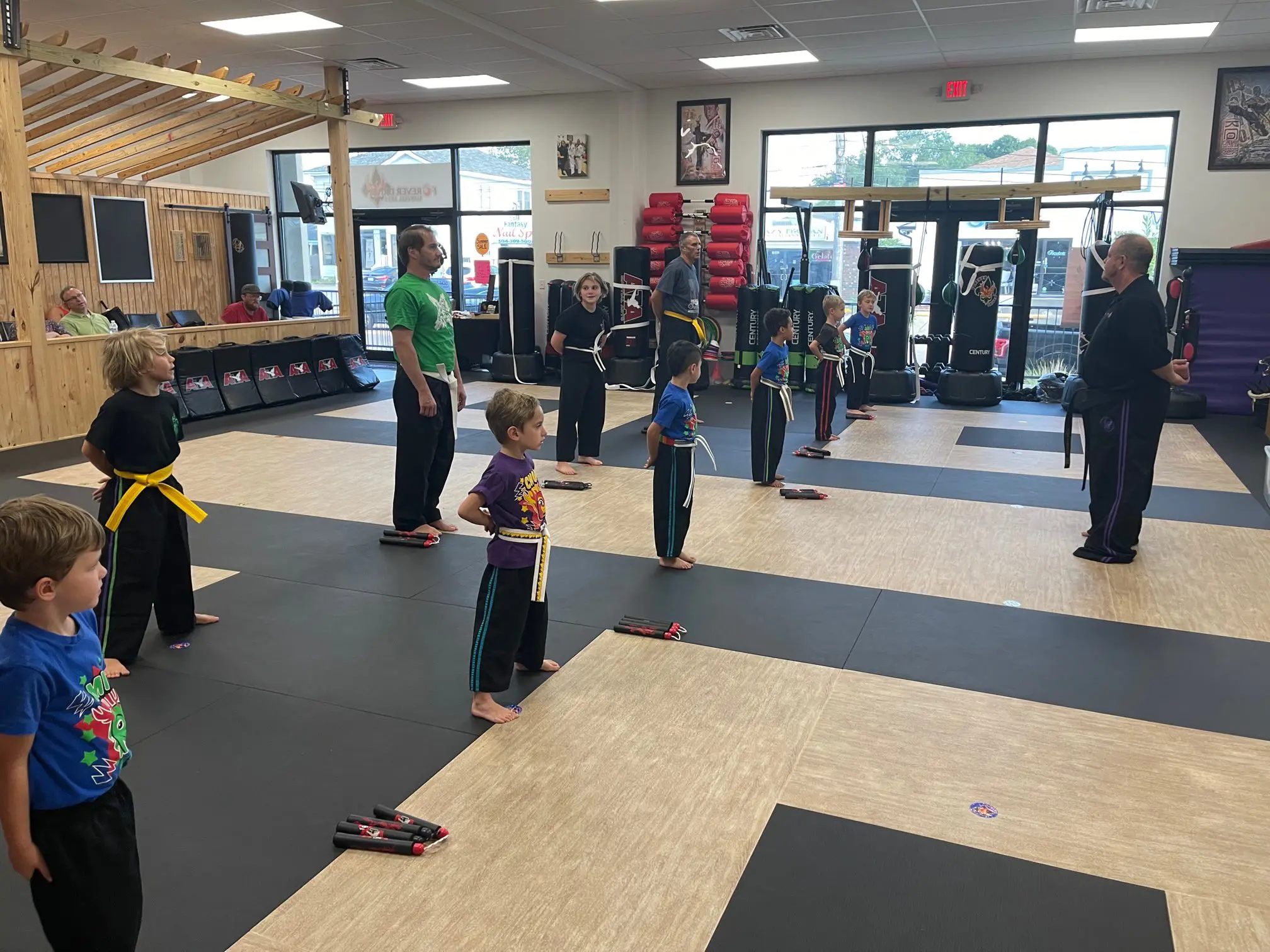 Junior Basic martial arts student learning practical self-defense and leadership skills